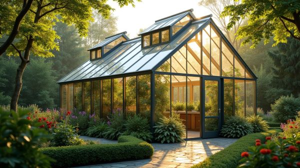 Choisissez une serre de jardin en verre durable et esthétique