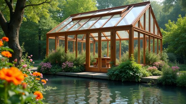 Choisissez une serre de jardin en verre durable et esthétique