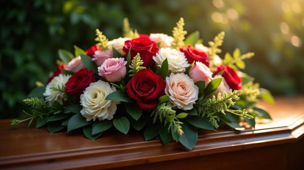 Compositions florales pour l'enterrement : service de livraison spécialisé