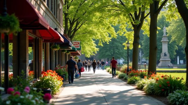 Le parc Sir-Wilfrid-Laurier et le secteur du Petit Laurier