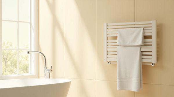 Optimisez votre espace avec un porte-serviettes mural blanc inédit