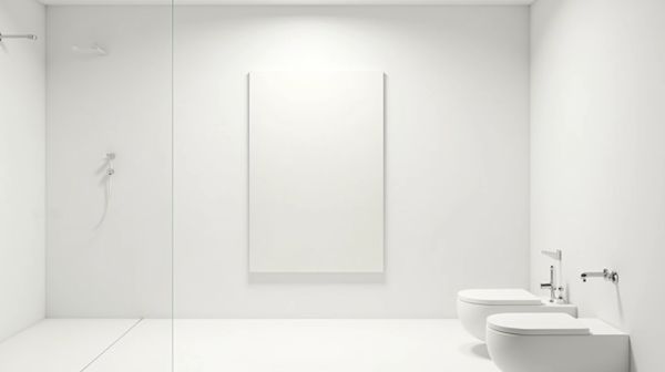 Optimisez votre espace avec un porte-serviettes mural blanc inédit